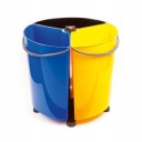 Вращающийся контейнер для сортировки мусора, 35л.