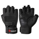 ПЕРЧАТКИ ДЛЯ ФИТНЕС-УПРАЖНЕНИЙ, ПРОТИВОСКОЛЬЗЯЩИЕ, ДЛИННАЯ липучка, XL