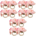 САЛФЕТНИЦА НАСТОЛЬНЫЕ КОЛЬЦА ЦВЕТОЧНЫЕ УКРАШЕНИЯ