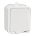 Schneider CEDAR Одинарная розетка IP44 белый