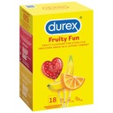 Презервативы DUREX FRUITY FUN, ароматизированные, ароматизированные, смесь 3-х разных вкусов, 18 шт.