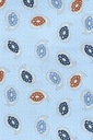 Синий мужской нагрудный платок Paisley Lancerto M.772