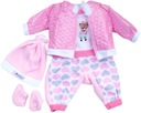UBRANKA DLA LALKI 45 CM BOBAS BABY ŚPIOSZKI ZESTAW CIUSZKI KOMPLET