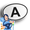 Наклейка на автомобиль Австрия - A