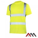 Футболка WARNING WORK, светоотражающая футболка для работы, ХЛОПОК, размер М