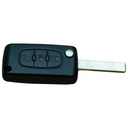 KEY REMOTE CONTROL CITROEN PEUGEOT 2002-2015 HU83 ID46 433MHZ ASK 2 BUTTONS 