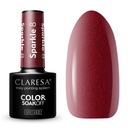Claresa Hybrid SPARKLE красные блестки с частицами 8