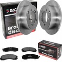 Диски + колодки DACO ЗАДНИЕ Outlander I Lancer 262x10