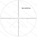 Puškohľad Vector Optics Veyron 6-24x44 - Podsvietený zameriavací bod Celková dĺžka 29.7 cm