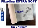 Флизелин MEGA SOFT 75г Вырез для вышивальных машин 1м х 100см