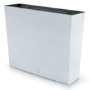 БОЛЬШАЯ КВАДРАТНАЯ ЦВЕТОЧНАЯ КОРОБКА ИЗ БЕЛОГО РОТАНГА PROSPERPLAST