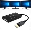 4 в 1 Displayport — HDMI/DVI/VGA с аудиовыходом Micro USB 3 монитора