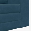 VIDAXL ROZKLADANA SOFA BLEUE 148 X 71 X 83 CM AKSAMITphoto 9