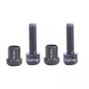 2x śruby mostka węglowego roweru nakrętki ze stopu tytanu