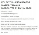 COLLECTEUR CATALYSEUR YAMAHA YZF R1 RN19 07photo 8