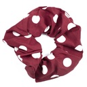 Резинка для волос SCRUNCCHIES с точками, КРАСНЫЙ