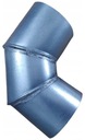 Колено для ОЦИНКОВАННЫХ труб, диаметр слива 100 мм, 90 градусов