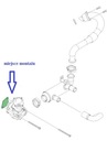 BRIDA CIEGA DE VÁLVULA EGR VOLVO C30 S40 S80 V50 V70 1.6D * 