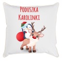 РОЖДЕСТВЕНСКАЯ ПОДУШКА САНТА РОЖДЕСТВЕНСКАЯ ЕЛКА ПОДАРОК ​​+ ИМЯ