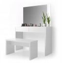 AZUR WHITE GLOSS СВЕРЛА С СКАМЬЕЙ VICCO И ЗЕРКАЛОМ