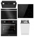 ВСТРАИВАЕМЫЙ КОМПЛЕКТ AMICA С ИНДУКЦИОННОЙ И ПОСУДОМОЕЧНОЙ МАШИНАМИ