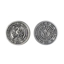 МОНЕТА ДРАКОН ВОИН — СЕРЕБРЯНАЯ МЕТАЛЛИЧЕСКАЯ МОНЕТА 1 ПК РОЛЕВАЯ РПГ