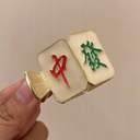 Ozdobná sponka do vlasov Mahjong v čínskom štýle Hrdina AC Milan