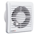 Осевой вентилятор для ванной комнаты диаметром 100 мм, датчик влажности и таймер.