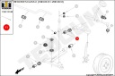 VIS SUSPENSIONS MERCEDES DROIT CLASS-C W202 93- LE/PR GORNEGOphoto 9