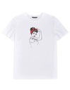 SHEIN DAMSKI T-SHIRT BIAŁY BAWEŁNIANY 38 V3F