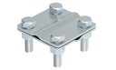 КРЕСТОВОЙ СОЕДИНИТЕЛЬ С 4 ОТВЕРСТИЯМИ 1,2 OC 8/30