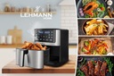 Аэрофритюрница AIR FRYER 8л 1800Вт с антипригарным покрытием XL