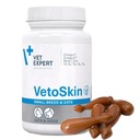 VET EXPERT VetoSkin добавка для волос для собак и кошек мелких пород 60 капс.