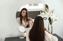 Безрамное модное настенное зеркало Loft Boho Cut Premium для макияжа в ванной комнате