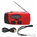 Radio Awaryjne Solar SOS 2000mAh Latarka survival Radio FM AM