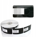 ФОРМЫ ДЛЯ НОГТЕЙ УЗКИЕ ШАБЛОНЫ, черные, 500 ШТ.