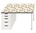 Защитный коврик для стола Ikea, птички пастельных тонов