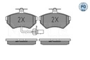 ZAPATAS DE FRENADO VW P. A4/PASSAT 96- CON CZUNIKIEM 0252194519/W MEYLE 