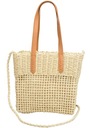 TURBO BAGS TOREBKA damska worek KOSZYK słoma NA RAMIĘ
