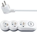 PRZEDŁUŻACZ LISTWA ZASILAJĄCA 3M 3 GNIAZDA WYŁĄCZN