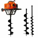 Почва DRILL RITCH Бензиновый шнек 2,8 л.с. + Комплект сеялок