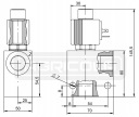 SOUPAPE ÉLECTRIQUE B2S NO 2/2 3/4 24V 140L 350BAR 2MPphoto 4