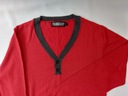 sveter TOPMAN veľkosť S červený Výstrih výstrih do V
