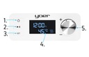 Yoer Timer INOX Сушилка для грибов, фруктов и овощей