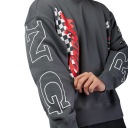 БЛУЗА FOX CREW OVERSIZED FLEECE CREW DARK SHADOW M  фото 7
