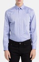 Bavlnená modrá pánska košeľa Calvin Klein 38 Druh goliera golier