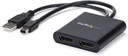 Hub Startech Mini DisplayPort na 2xDisplayPort