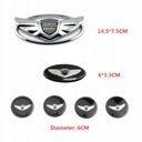 EMBLEMA INSIGNIA HYUNDAI GENESIS-SREBRO 