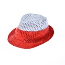 ПОЛЬША БЕЛО-КРАСНАЯ ШЛЯПА ВЕЕРА С ПОСЛЕТКАМИ