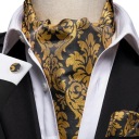 Модный комплект шелковой шали Ascot с жаккардовым галстуком